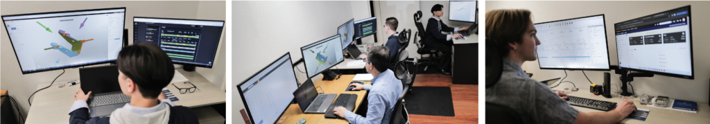 Left - Matthew is using Paperless Parts on his primary display with Datanomix running on his secondary. Middle - Everyone using Paperless Parts, ProShop, HighQA and Datanomix in the Planning Department. Phasing out paper has led RPI to achieve leaner and more accountable workflow. Right - Jeremy uses HighQA and ProShop simultaneously to ensure Quality Risk Assessments and In Process Inspection plans are properly captured and available digitally to RPI’s machinists. The Quality team is able to monitor In Process Inspections throughout the facilities from any workstation. 